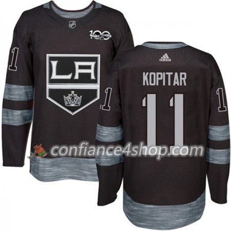 Adidas Maillot de Hockey Los Angeles Kings Anze Kopitar 11 1917-2017 100th Anniversary Noir Authentic - Homme